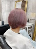【MIRAC町田店河原崎】ストロベリーベージュショート