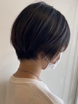 ショートヘアもお任せ☆360度どこから見ても美しいシルエットに♪再現性が高く、毎朝のスタイリング楽ちん!