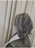 グレー×コントラストハイライト☆