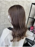 ミルクティーグレージュカットブリーチイルミナカラー池袋9077
