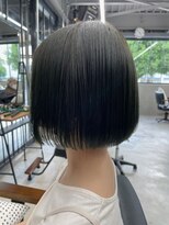 イキプラスディードットログ 大和八木駅前店(ikii+D.Log) ショート 暗髪+リップラインミニボブ♪奈良 大和八木