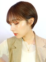 ラフィスヘアー シャイン 松戸店(La fith hair shine)&nbsp;【La fith】丸みショート×マロンブラウン