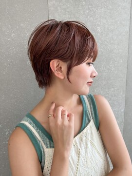 ロンド パルティール 大宮(Lond partir) 外ハネボブセクションカラーグラデーションカラーペールベージュ