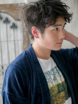 トニーアンドガイ メン 与野駅前店(TONI&GUY MEN) アップバングで好感度！アッシュオリーブマッシュd