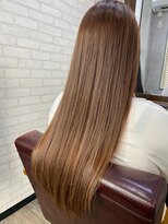 ハサミバイアトリエナガノ 千葉(8sami by atelier nagano)&nbsp;デザインカラー／レイヤーカット/ウエットヘア/オリーブベージュ