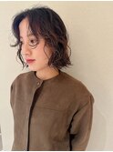 パーマボブボブパーマボブニュアンスパーマくせ毛風パーマ