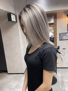 サニー 渋谷(SUNNY) バレイヤージュ、ハイライト、グレージュ、ショコラアッシュ