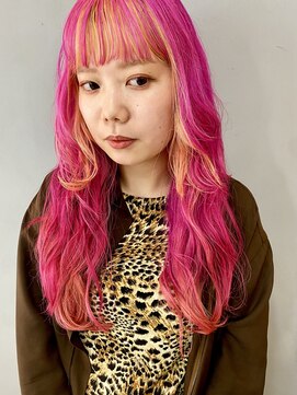 ラキ(laki) ビビットピンク×イエロー