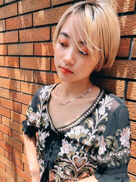 レニーバイエース(LANY by ACE) 【LANY横浜】ショートボブ×ブリーチ