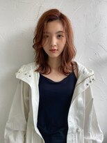 バサ 花小金井店(BASSA)&nbsp;くびレイヤーエモージュ前髪薄めバング小顔カット大人ガーリー