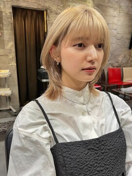 ミンクス渋谷スマートサロン(MINX shibuya smart salon) 魅力倍増カール シアーカラー ショート 姫カット ダークアッシュ