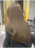 ツヤ髪シアーベージュカラー×髪質改善トリートメント【CHICA】