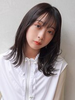 ドーチェ 池田店(DOCHE)&nbsp;暗髪カラー×大人かわいいシースルーバング