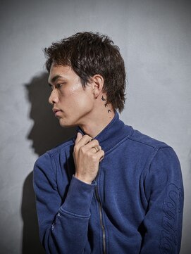 スパイキーショートウルフ/メンズサロン/メンズカット/町田/眉毛