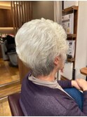 50代60代ミセスヘア＊ハンサムショート秋ヘアー秋カラー