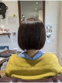 前下がりボブ