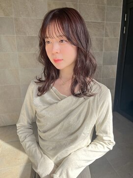 スニュウ(snuw) 【snuw_ayano】ラベンダーミルクティー/ブラウンカラー/韓国巻き