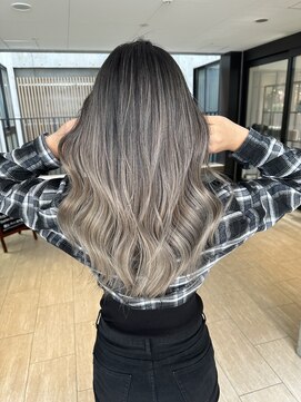 ロンドルピナス 小倉(Lond Lupinus) ブルーブラック/ワイドバング/美髪のススメ/外ハネボブ/髪質改善