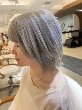 ヴァンカウンシル 札幌本店(VAN COUNCIL) ブリーチ/ミルクティー/グレージュ/ボブレイヤー