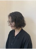 メンズボブパーマ