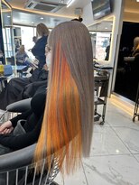 ラピス 渋谷本店(Lapis) インナーカラー/シールエクステ/髪質改善/オレンジカラー