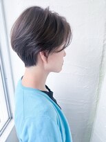 ムーンジェジェ(moon jeje)&nbsp;ハンサムショートボブ40代50代60代前髪あり前髪なしby柴立