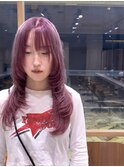 “柔らかさを引き出す”透け感ピンク