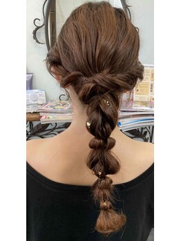 遊イング(遊ing)の写真/【旭区/早朝OK】結婚式やイベントに◎特別な日はプロの技術で華やかなスタイルに♪［日本髪￥4400］