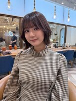 ロンドアベニール 北千住(Lond avenir)&nbsp;暗めカラー/ボブ顔周り/前髪/レイヤー/髪質改善/縮毛矯正/北千住