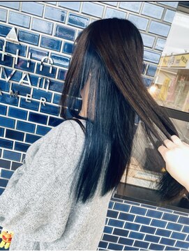 ラシンバン ラメール(LASHINVAN LAMER) インナーカラー×ブルー