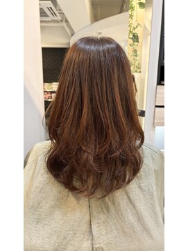 レイヤー×オレンジブラウン