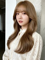 エイチ 大阪梅田(H)&nbsp;グレージュショート裾カラーベリーショートラベンダーグレージュ