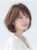 クラゲヘアー/小顔/ココアベージュ/オリーブグレー/川西
