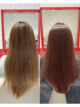 プラチナコースカット髪質改善カラートリートメント