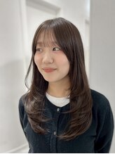 マッシュ 天王寺あべの(MASHU) 【天王寺/阿倍野】ブリーチなし艶カラー【マロンベージュ】