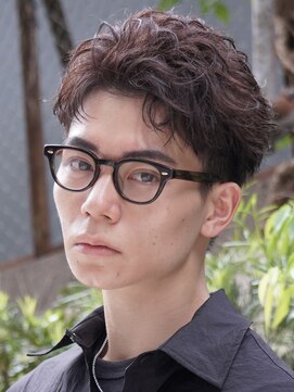 フィフスパーク(fifth PARK) 渋谷フェザーパーマ毛流れノーセット社会人ヘアニュアンスパーマ