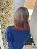 ワクヘアー(WaKu hair)&nbsp;ミルクティーベージュ×ピンク