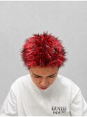 スパイキーショート×デザインカラー