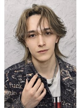 オム ブランシェ(HOMME BLANCHE’)の写真/憧れの韓国風ヘアも◎ブリーチ・ダブルカラーをダメージレスで楽しむ最旬デザインカラー♪