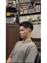 ブロートーキョーバーバーショップ 神田2nd(Bro Tokyo BARBERSHOP)&nbsp;ミドルスキンフェード！＆テンションパーマ！