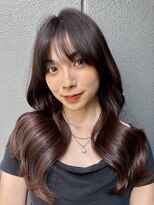 ロンドアベニール 北千住(Lond avenir)&nbsp;くびれヘア/顔周り/前髪/ブラウン/北千住