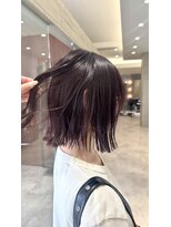 オルソー バイ コード 拝島店(Also by chord)&nbsp;【Also/Kumagai】ボブカット×ボルドーカラー
