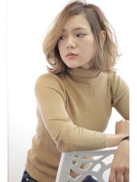 ヌーベルヴァーグ(Nouvelle Vague) 【Nouvelle Vague】外国人風ゆるカール×ベージュグラデ