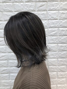 アーク イオン土山店(ARK) ボブバレイヤージュ　インナーブルー