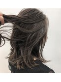 アッシュ系/ハイライト