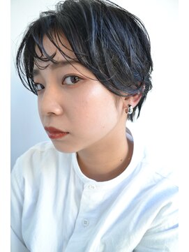 ヌード(NUDE) 「NUDE」#毛先パーマ 大人かわいい 小顔 ハンサムショート