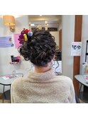 卒業式ヘアセット