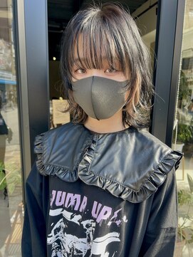 ヘアー アイス ルーチェ(HAIR ICI LUCE) ウルフカット ウルフヘア インナーカラー 担当城倉