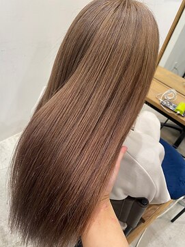 ドレス(Dress) ダブルカラー/うる艶髪質ロング