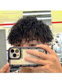 波巻きパーマ